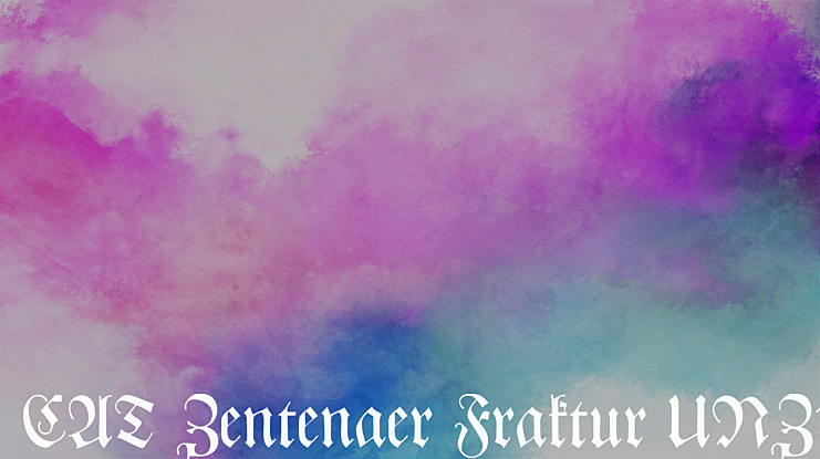 CAT Zentenaer Fraktur UNZ1 Font