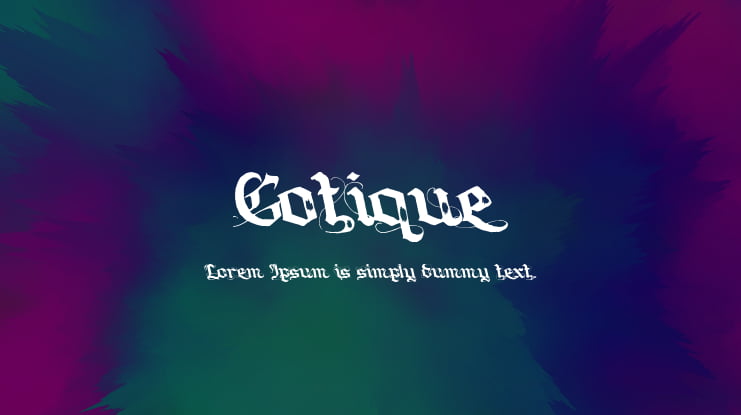 Gotique Font