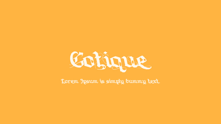 Gotique Font