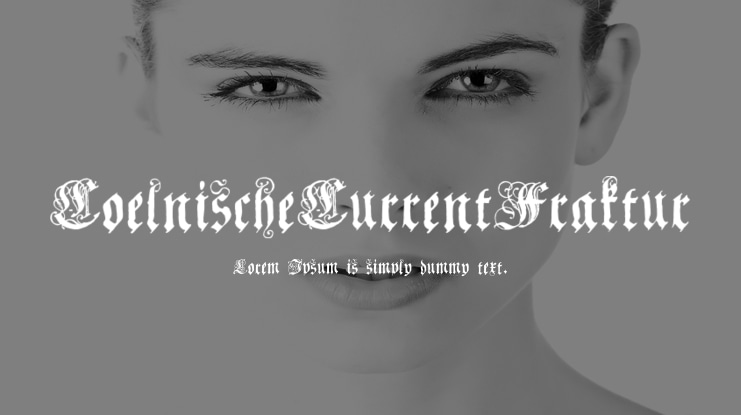 CoelnischeCurrentFraktur Font