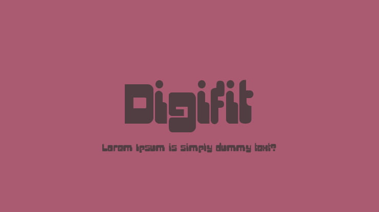 Digifit Font