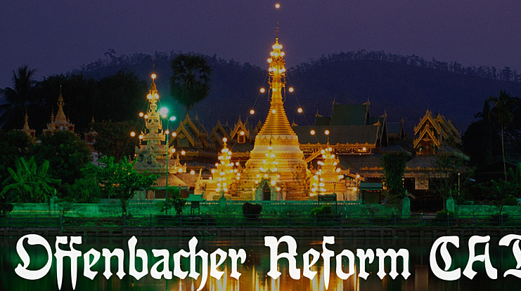 Offenbacher Reform CAT Font