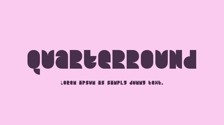 Quarterround Font Family