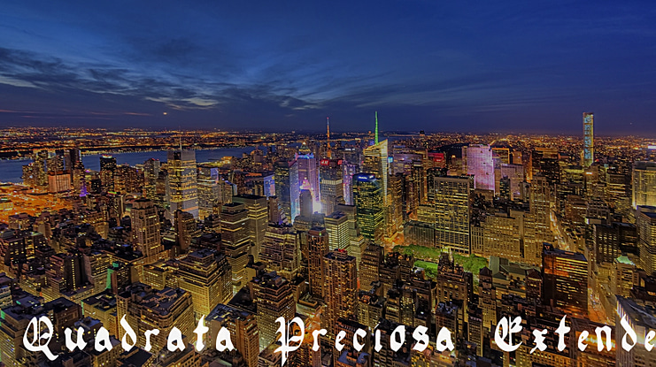 Quadrata Preciosa Extended Font Family