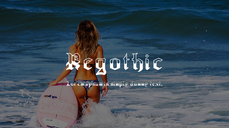 Regothic Font