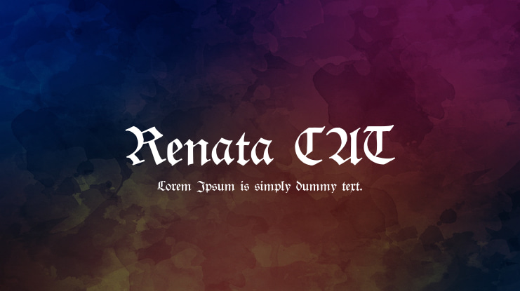 Renata CAT Font