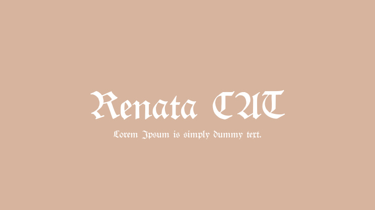 Renata CAT Font