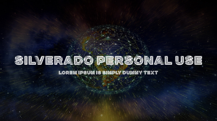 SILVERADO PERSONAL USE Font
