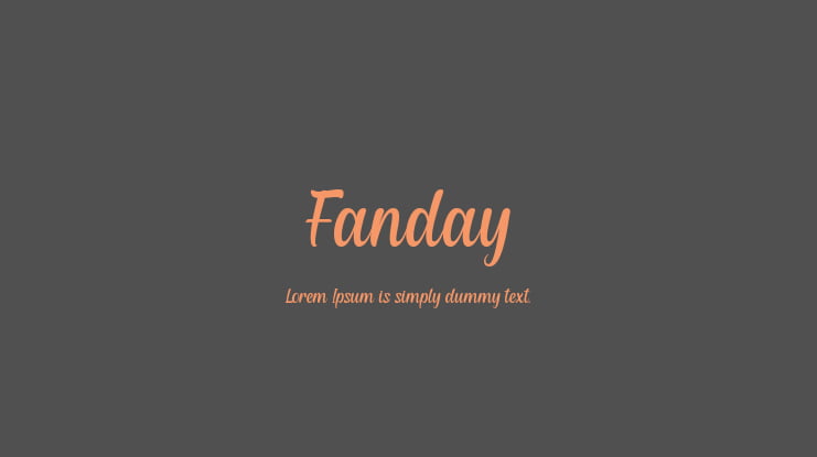 Fanday Font