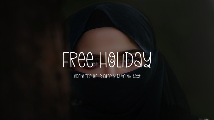 Free Holiday Font