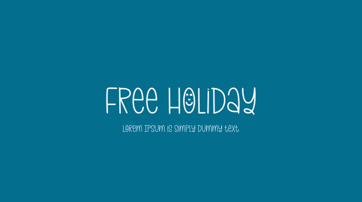 Free Holiday Font