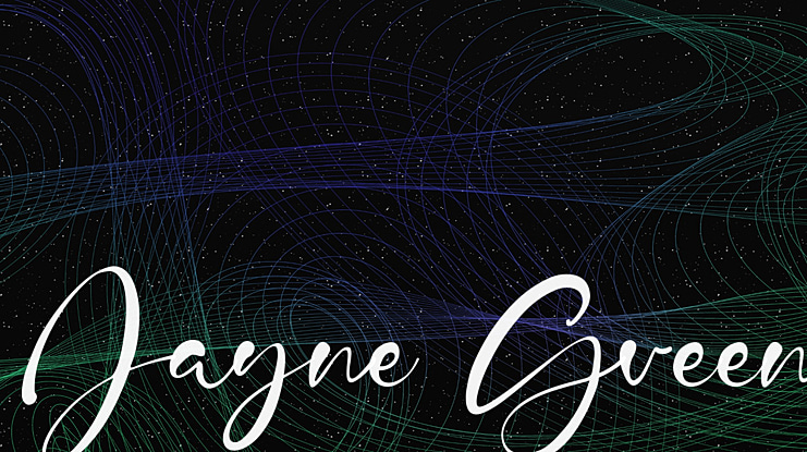 Jayne Green Font Family