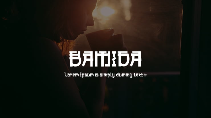 BAMIDA Font