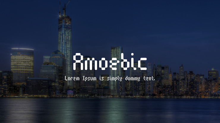 Amoebic Font