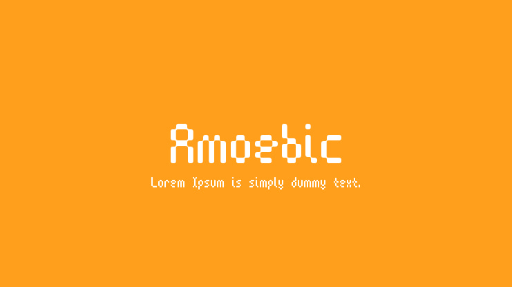 Amoebic Font