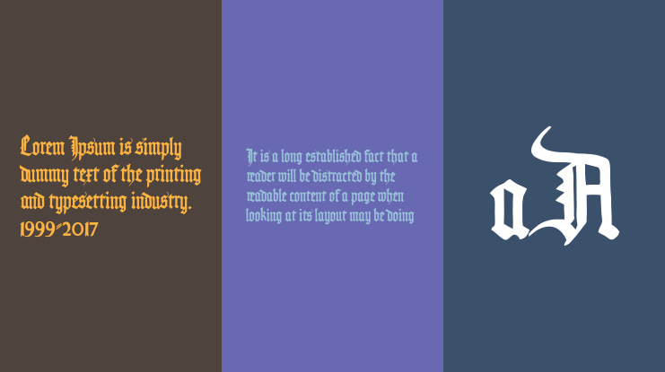 Pommern Gotisch Font