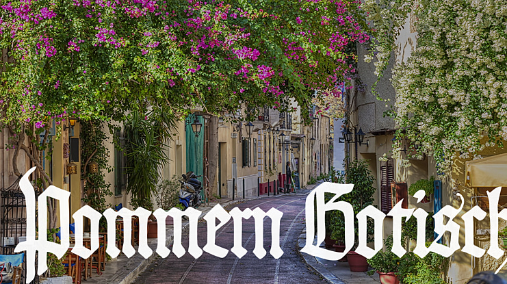 Pommern Gotisch Font