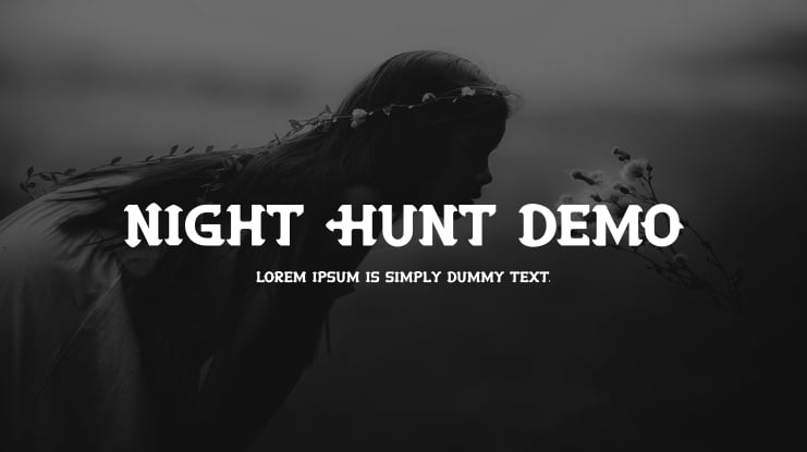 Night Hunt Demo Font