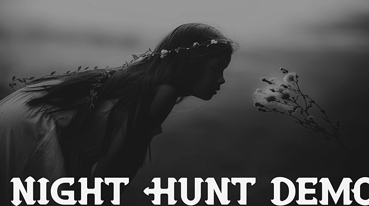 Night Hunt Demo Font