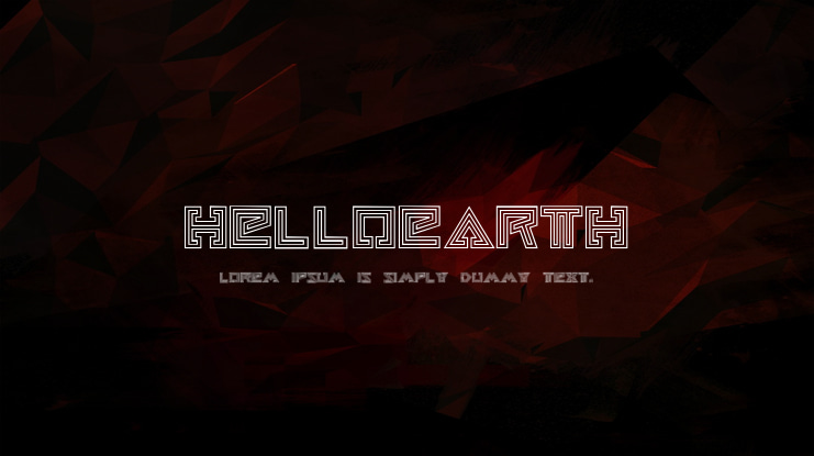HelloEarth Font