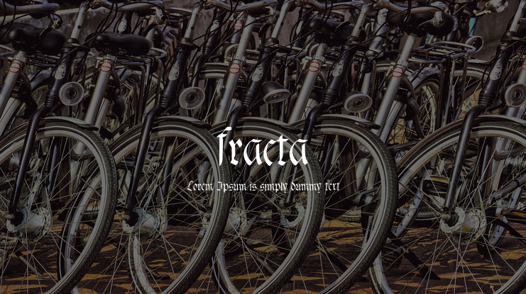 fracta Font Family