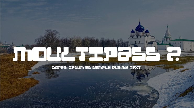 Moultipass 2 Font