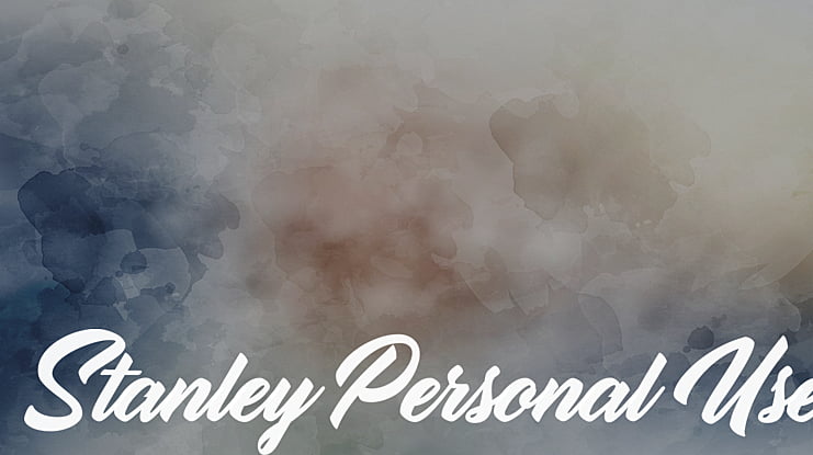 Stanley Personal Use Font