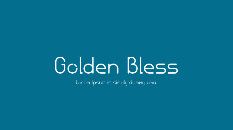Golden Bless Font Family