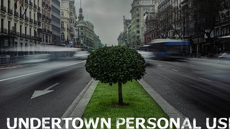 UNDERTOWN PERSONAL USE Font