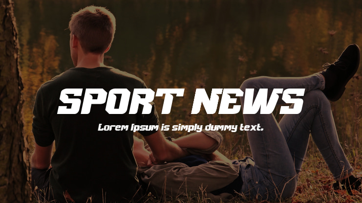 SPORT NEWS Font