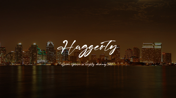 Haggerty Font