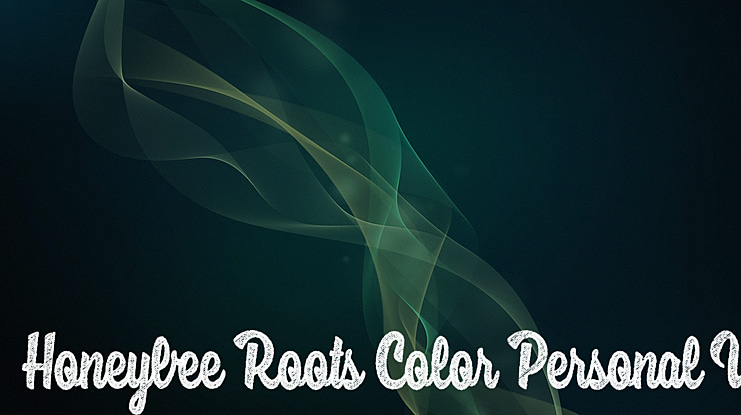 Honeybee Roots Color Personal U Font
