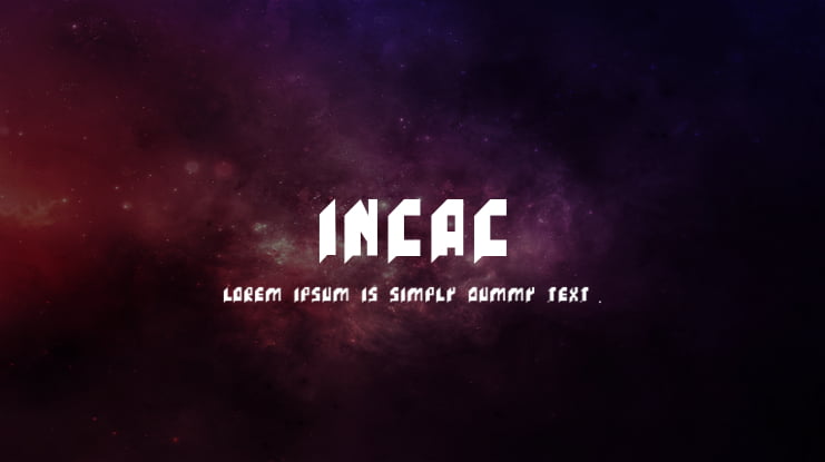 INCAC Font