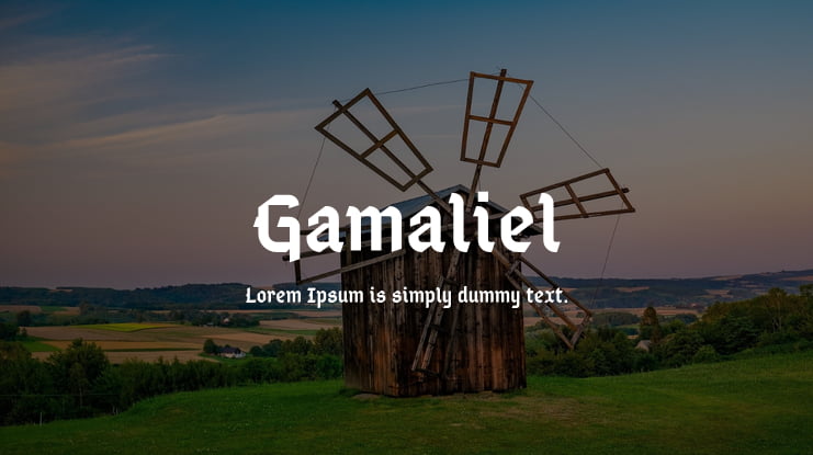 Gamaliel Font