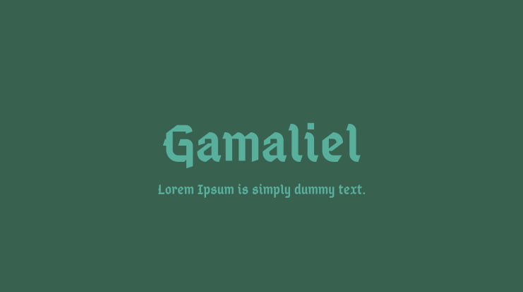 Gamaliel Font