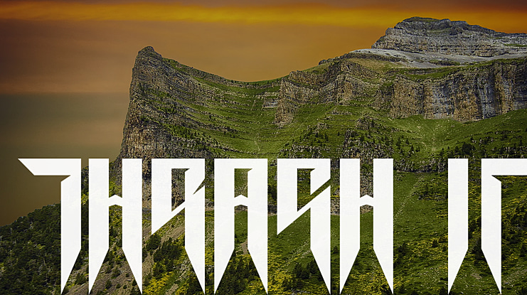 Thrash it Font