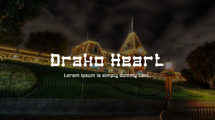 Drako Heart Font Family