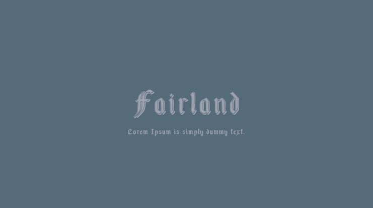 Fairland Font Family