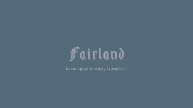 Fairland Font Family