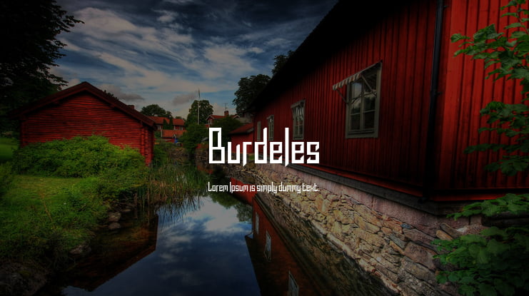Burdeles Font