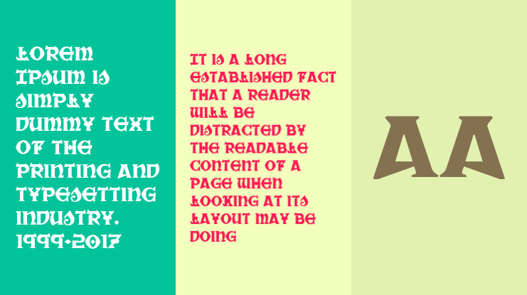 War Priest Font Family