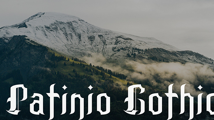 Patinio Gothic Font
