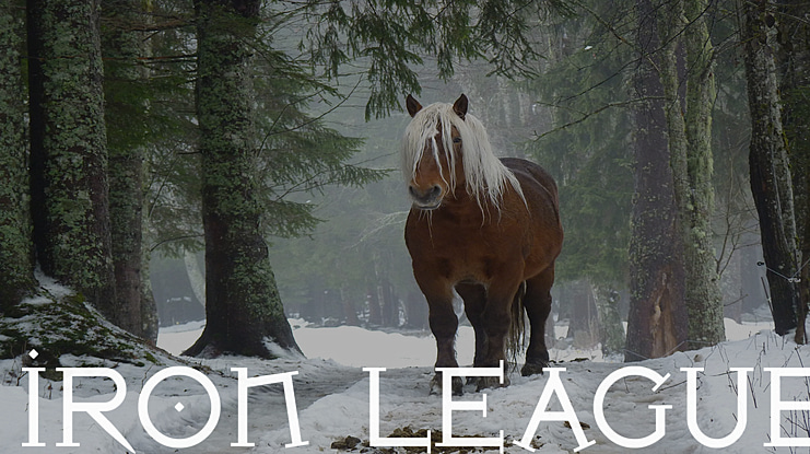 Iron League Font Family