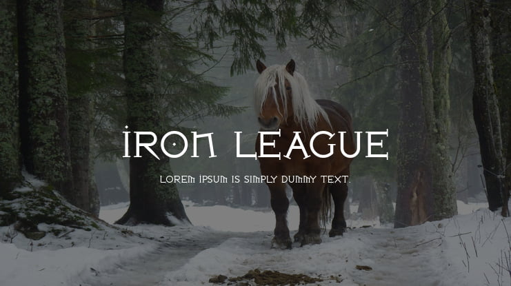 Iron League Font Family