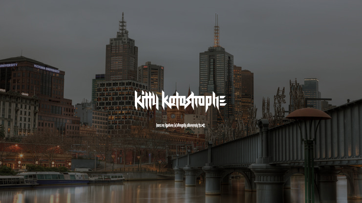 Kitty Katastrophe Font