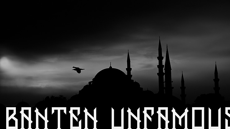 Banten Unfamous Font
