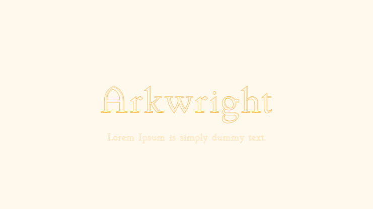 Arkwright Font