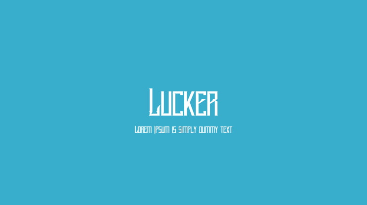 Lucker Font