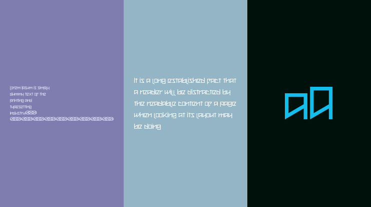 Metal as in Heavy Font