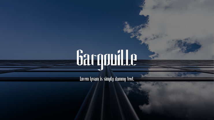 Gargouille Font